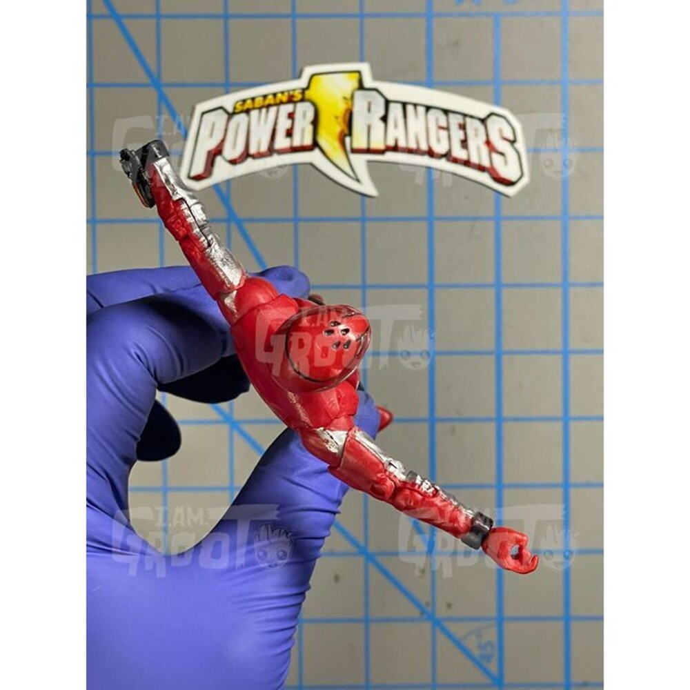 Power Rangers Lightning Collection Red Ranger Beast Morphers Figure Incomplete - Picture 3 of 6